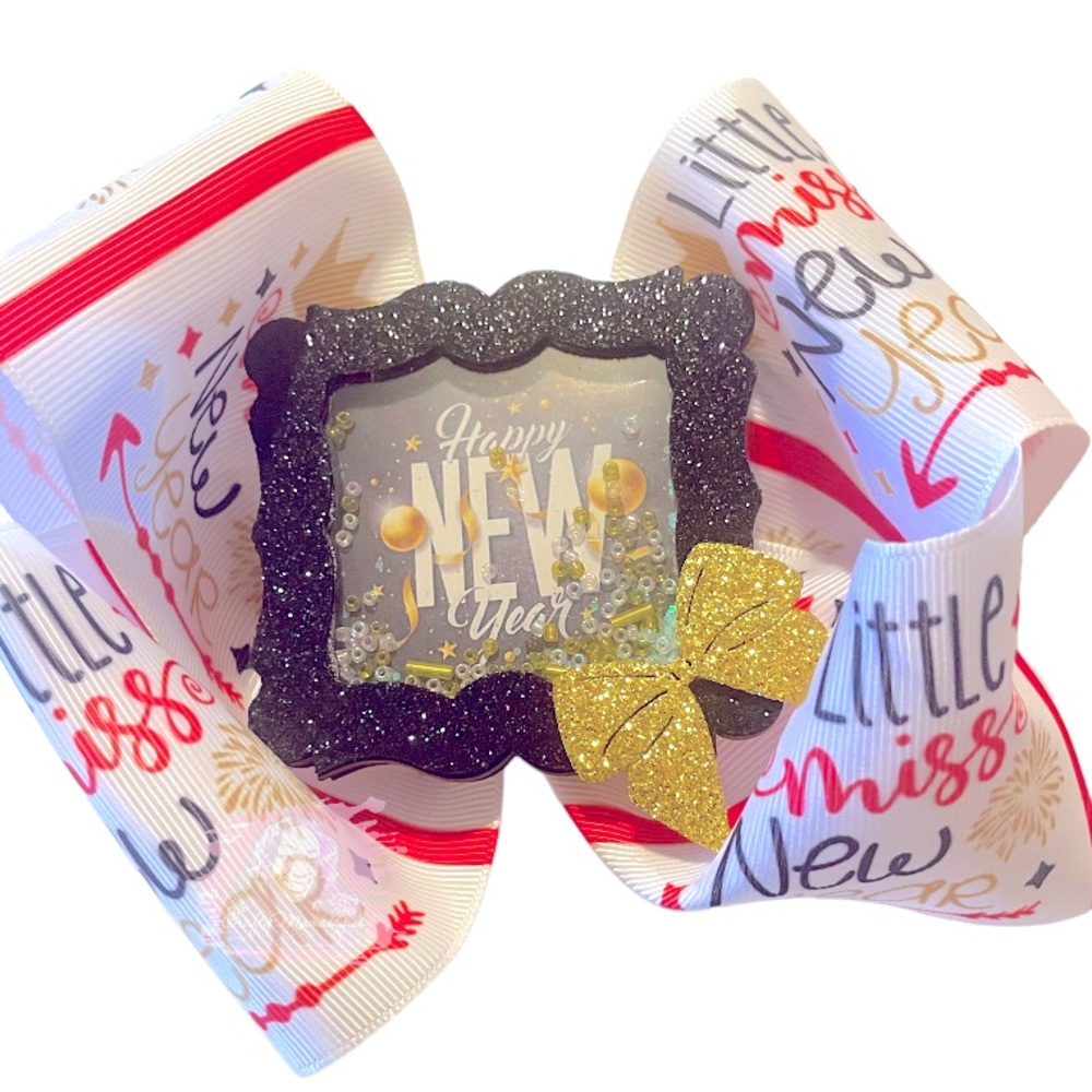 New year hairbow